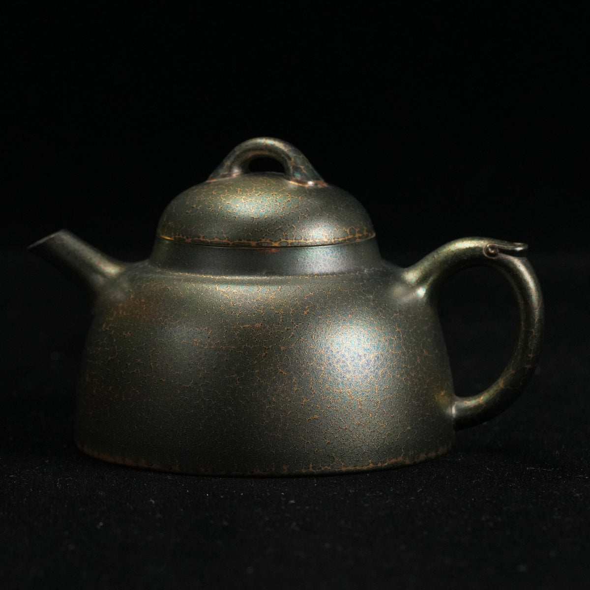 Yuquan | Cat's-Eye Green Duan Clay | Handmade Yixing Teapot