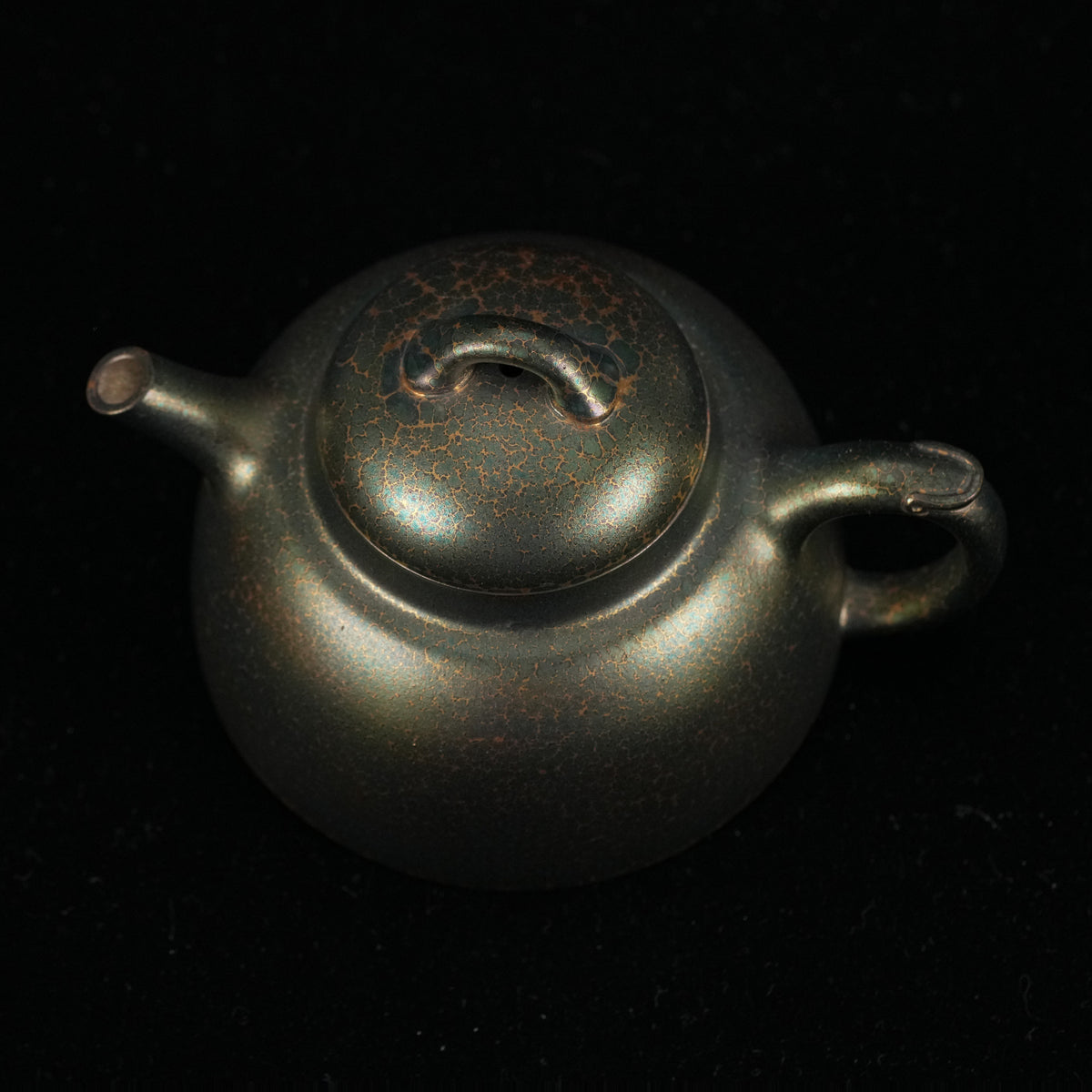 Yuquan | Cat's-Eye Green Duan Clay | Handmade Yixing Teapot